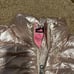 BNWT Kate Spade Glittering Rose Gold Packable Down Puffer Jacket