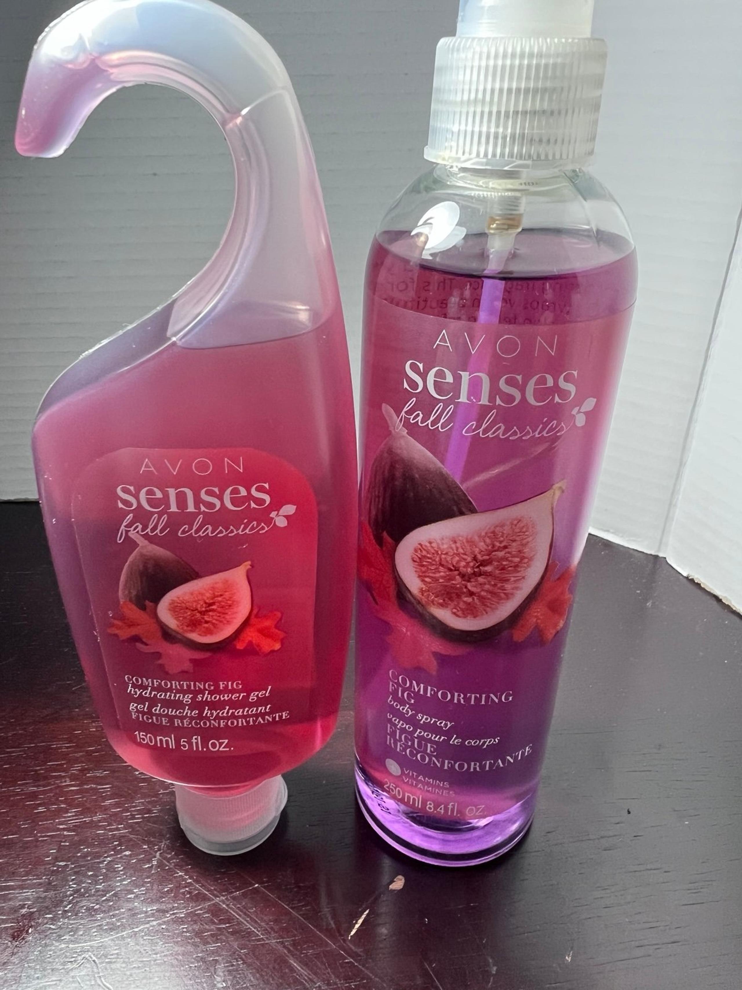 Avon Senses Fall Classics Comforting Fig Hydrating Shower Gel & Body Spray