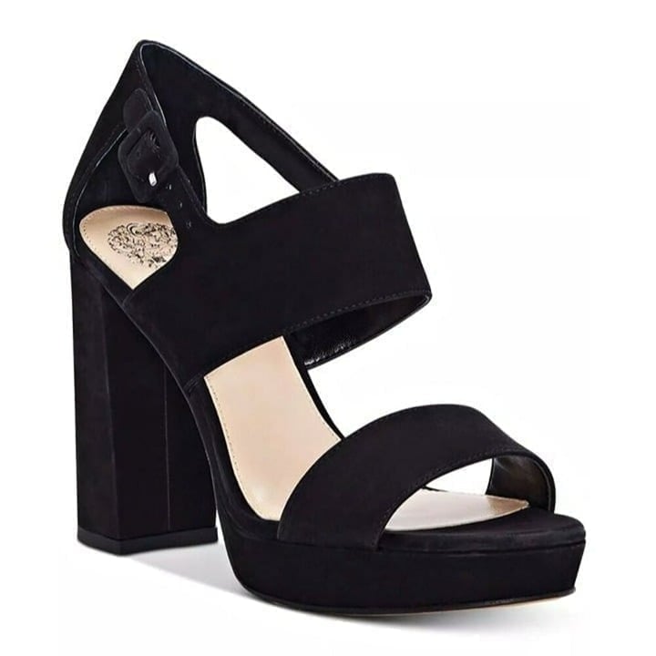 Vince Camuto Women's Jayvid Platform Dress Sandals Black Size 7 M (MSRP 139)
