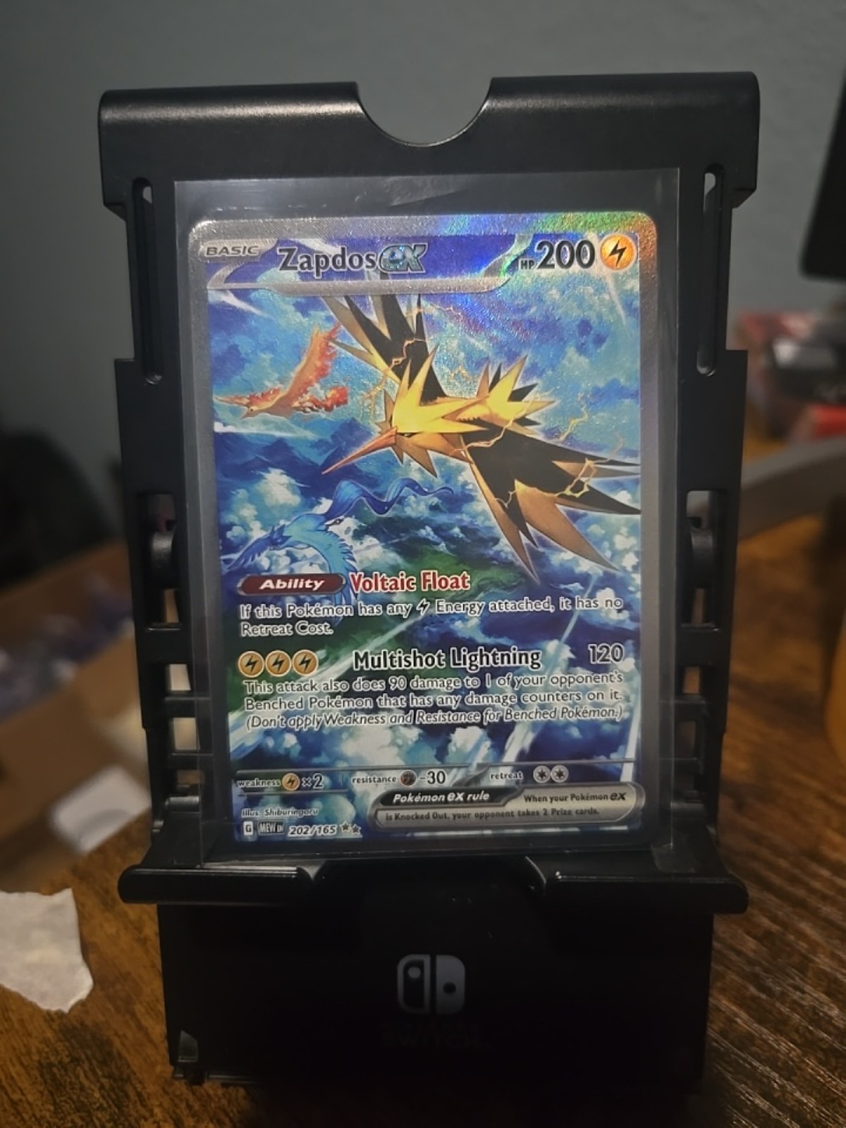 Pokemon 2023 Zapdos ex 202/165 Full Art SIR 151