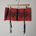 NWT Cacique Lane Bryant 18 20 Garter Belt Red Black Lace Bows Hook Eye Lingerie