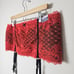 NWT Cacique Lane Bryant 18 20 Garter Belt Red Black Lace Bows Hook Eye Lingerie