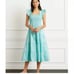 HILL HOUSE HOME Ellie Nap Dress Poplin Midi Limited Edition Bay Blue XS-S