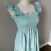 HILL HOUSE HOME Ellie Nap Dress Poplin Midi Limited Edition Bay Blue XS-S