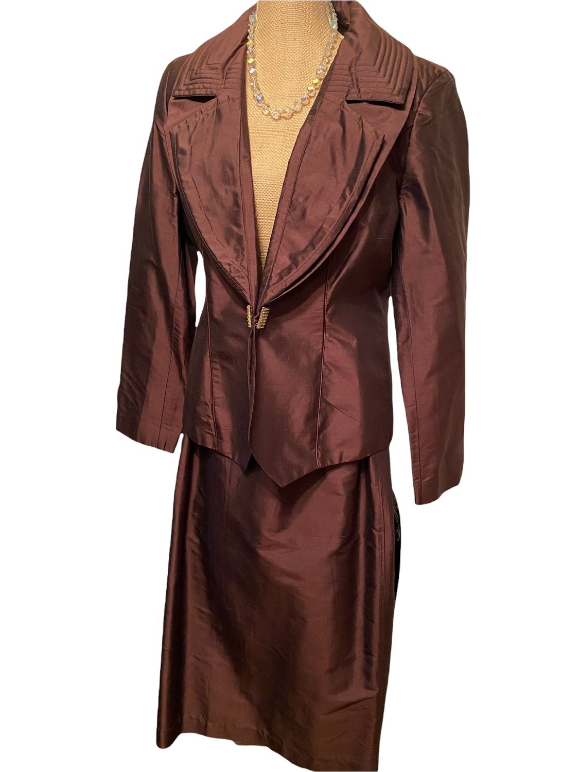 Donna Vinci 80's Couture Women's 2-Piece Skirt Set
