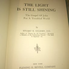 The light is still shining hardback book used oop religion