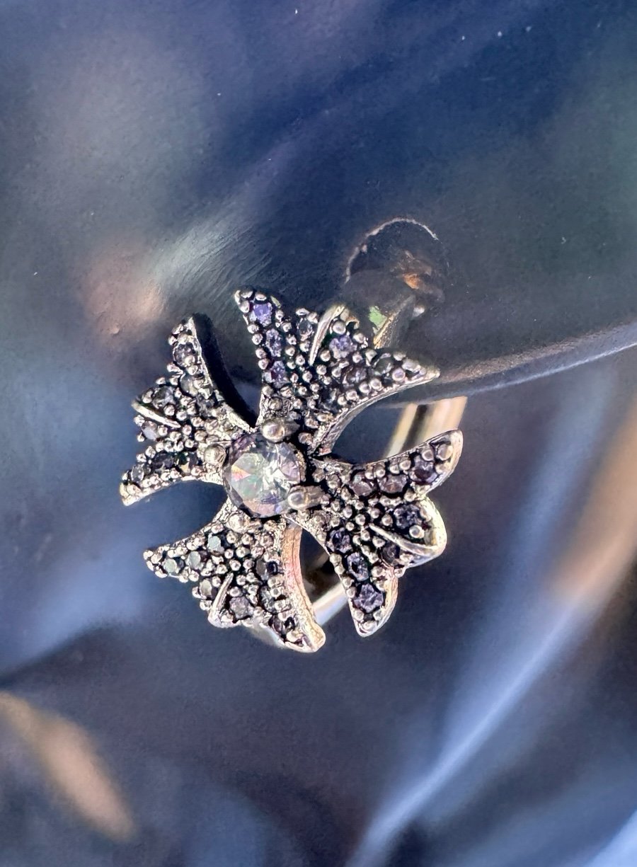 Beautiful cross earrings