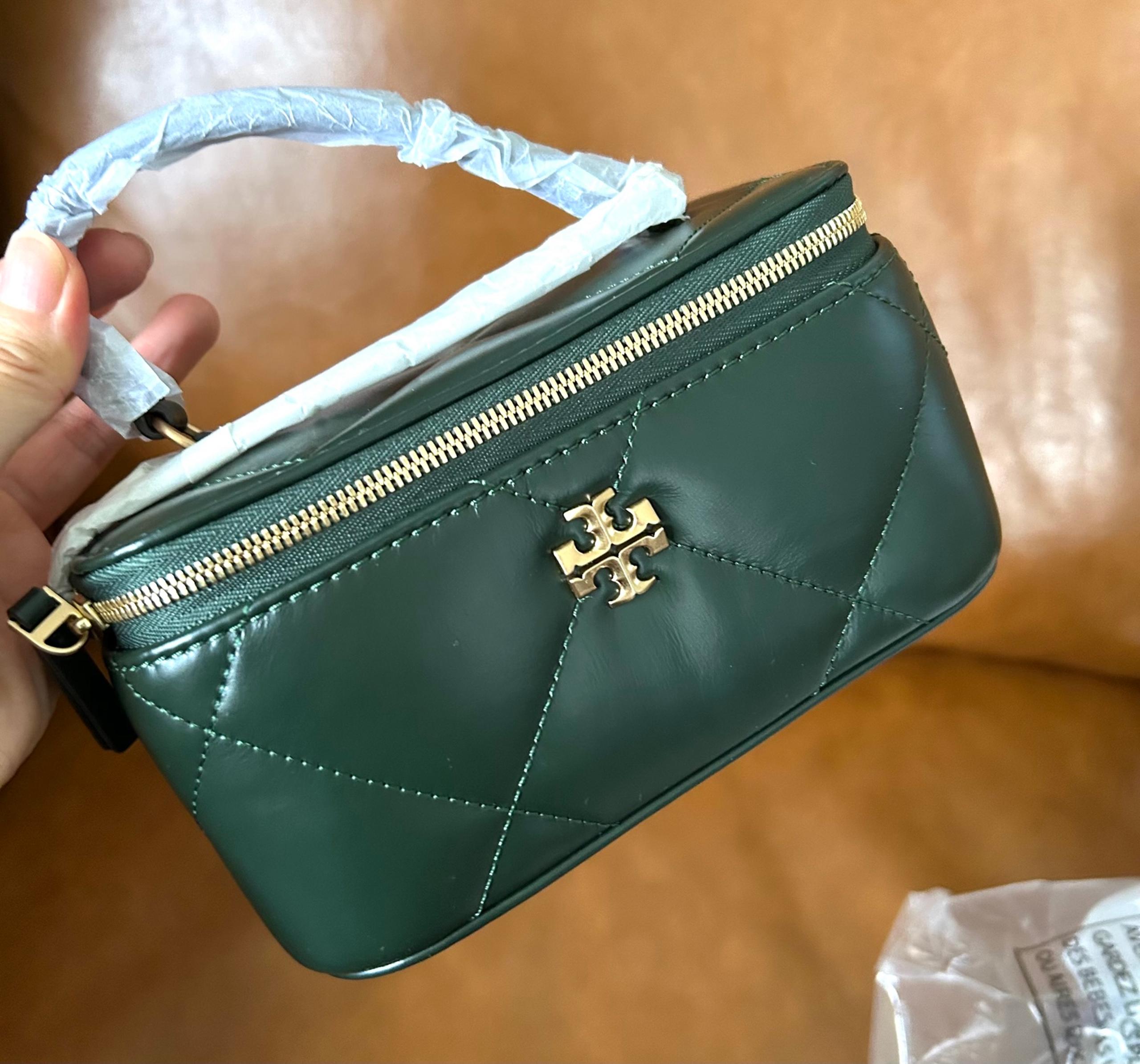 Tory Burch Kira Diamond Quilted Leather Vanity Bag