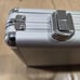 Backgammon Set Game Silver Carry Case 14x9 Sage Green Board Folding Complete