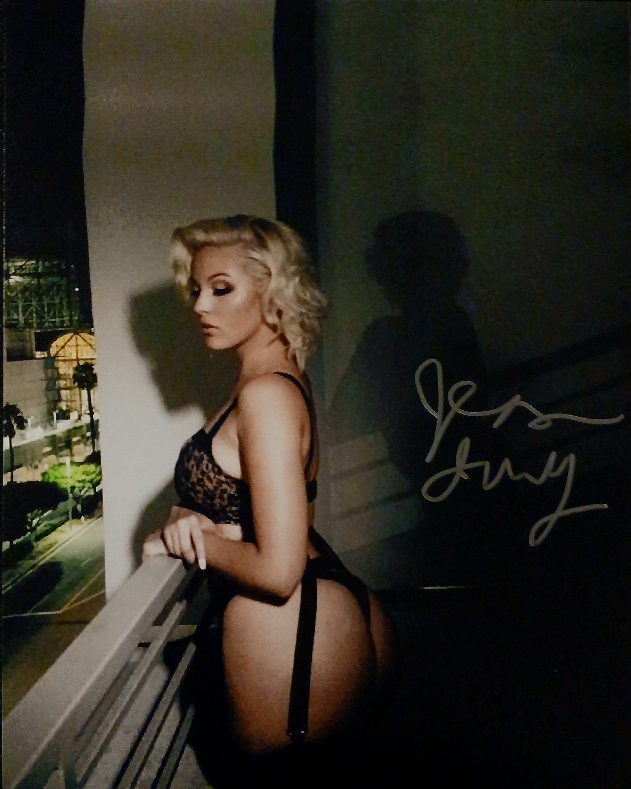 JENNA IVORY Super Sexy Hot SIGNED AUTOGRAPHED 8x10 Photo Adult Model RARE - COA