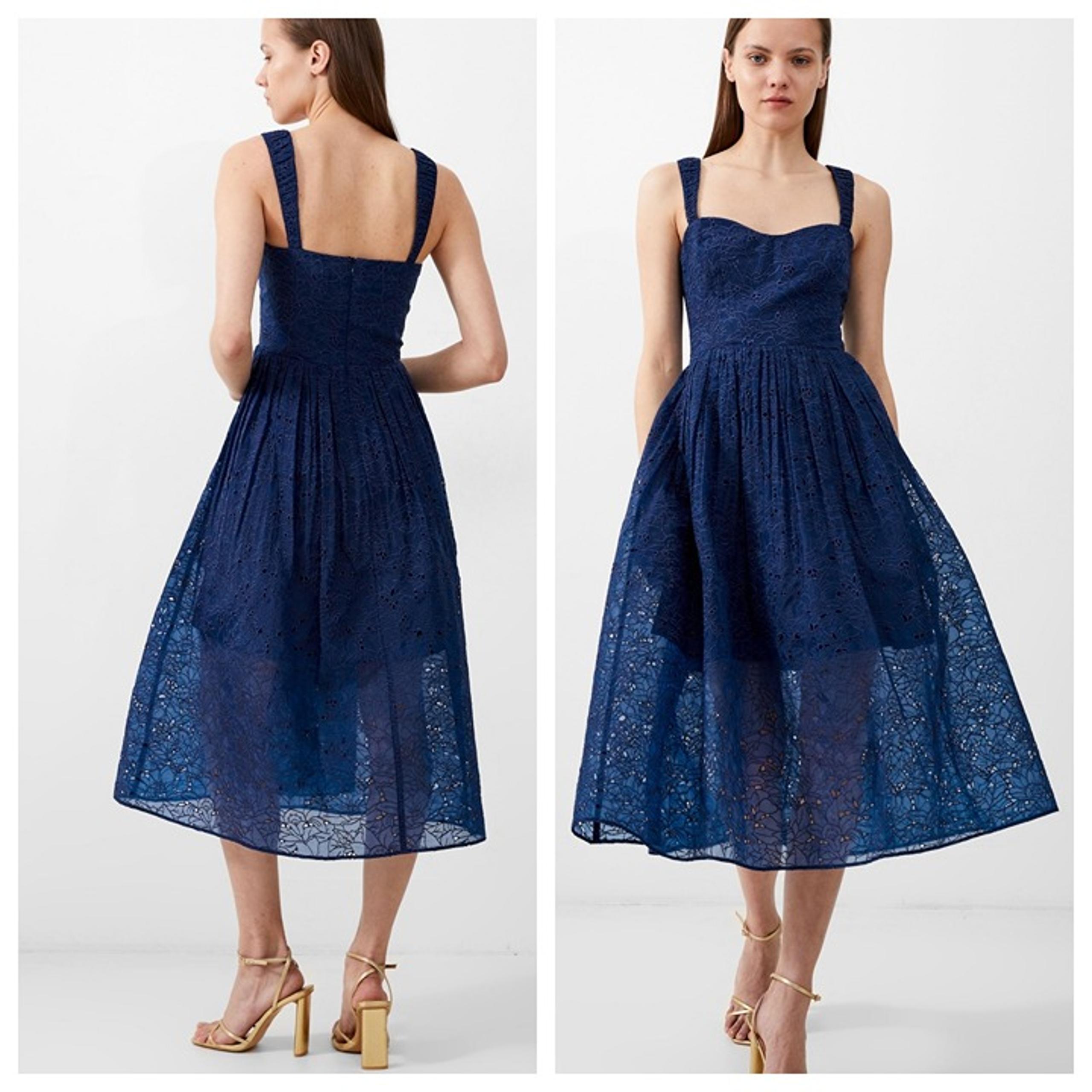 French Connection Embroidered Evelyn Lace Strappy Dress