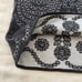 St. John Lace Pattern Sleeveless Mock Neck Sweater Top