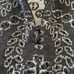 St. John Lace Pattern Sleeveless Mock Neck Sweater Top
