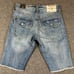 NWT True Religion Ricky Flap Shorts Mens 30 Raw hem 11 Inseam