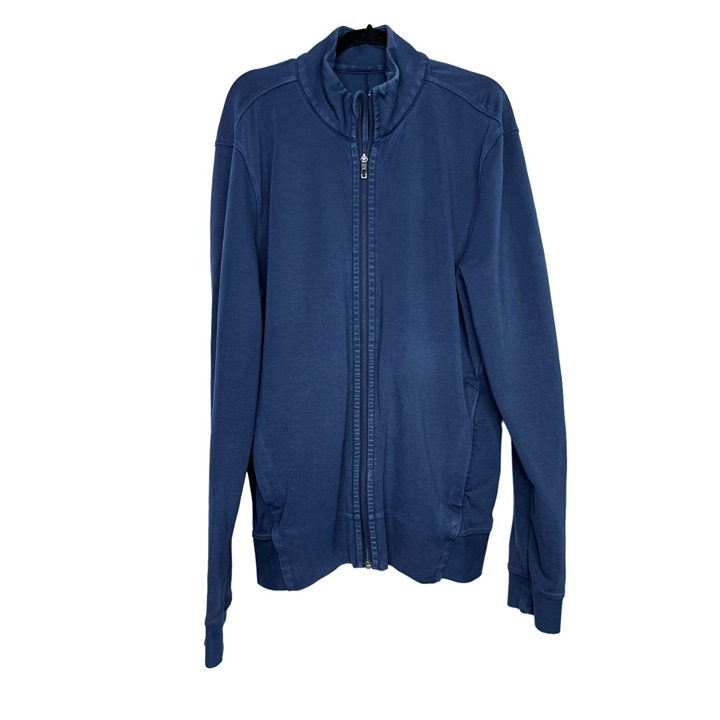 Lululemon Blue Track Jacket Front Zip Men Size XL Style# N10416