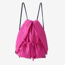 NewJeans coller rabbit string bag pink