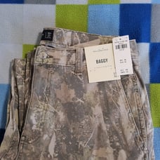 Abercrombie & Fitch Mens Camo Baggy Jeans