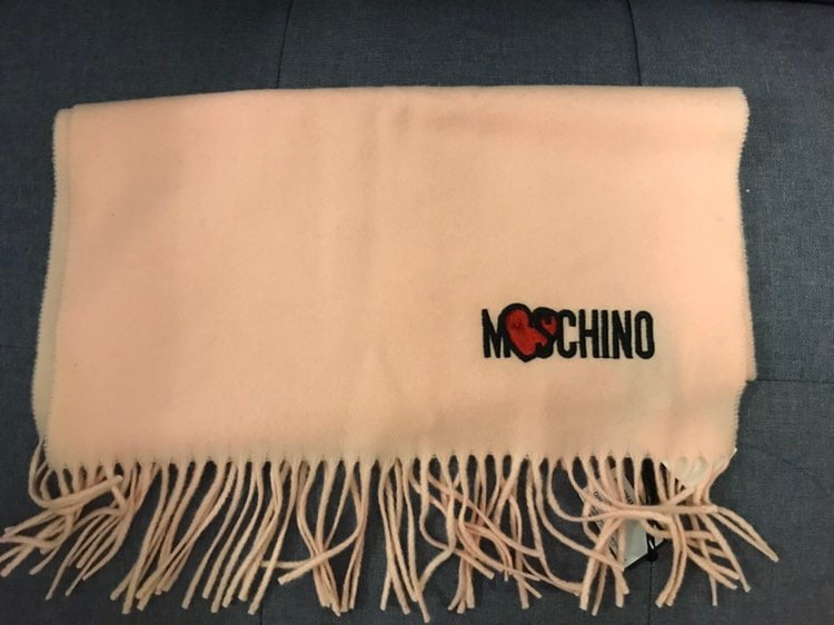 Brand new Moschino Scarf Pink