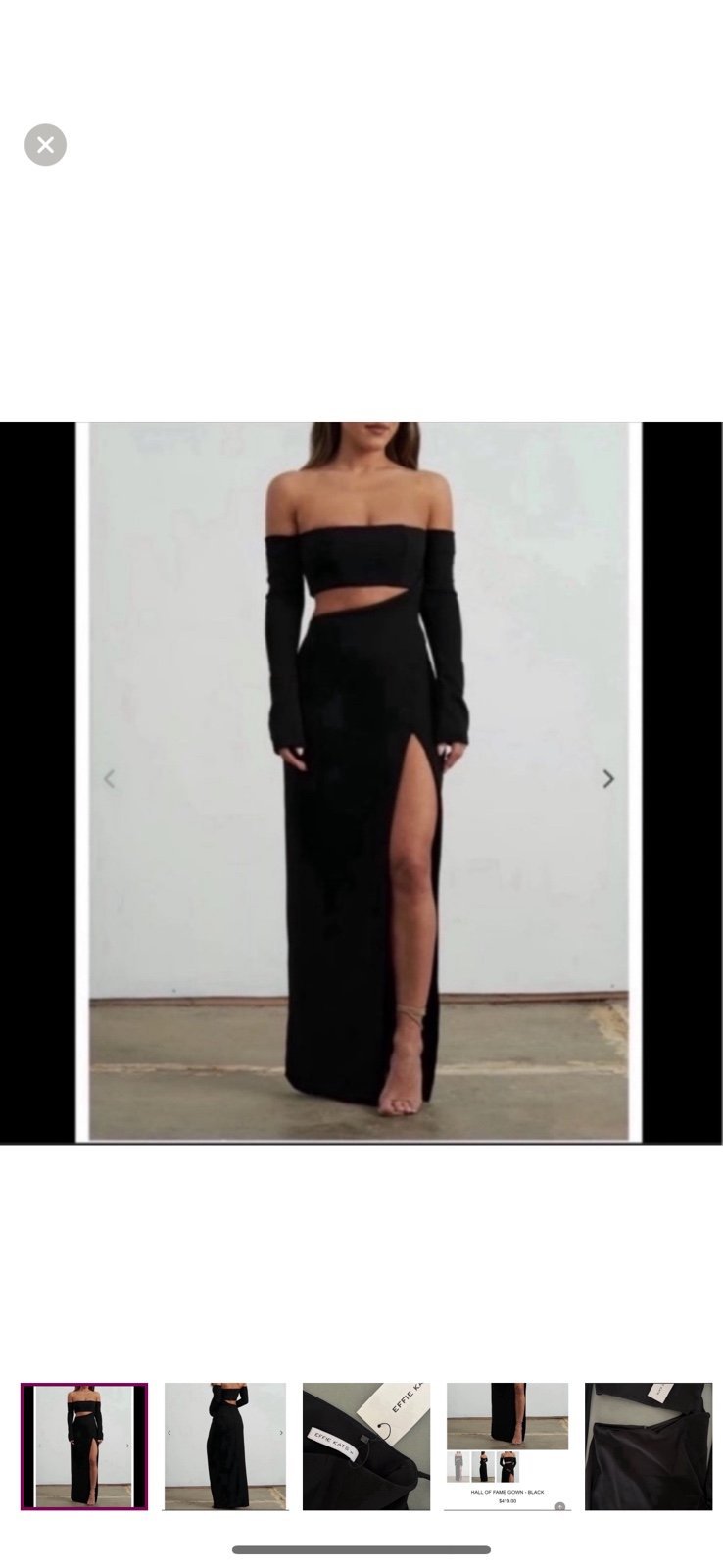 High Slit Gown