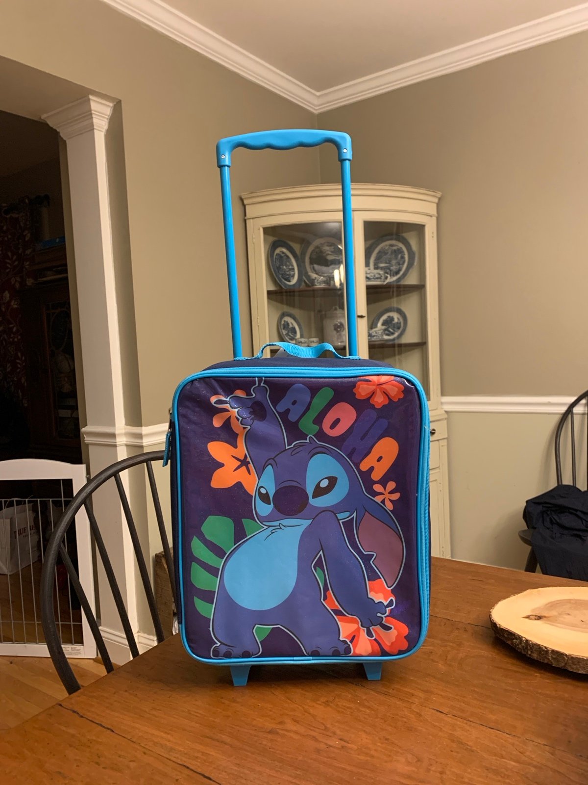 Disney STITCH ROLLING CARRY-ON LUGGAGE