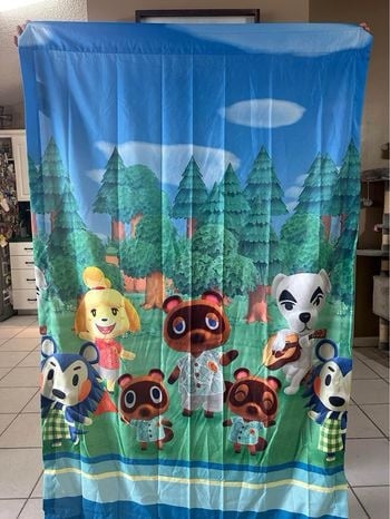 Animal Crossing Merchandise - curtains (2 sets), other items. New. Smoke free ho