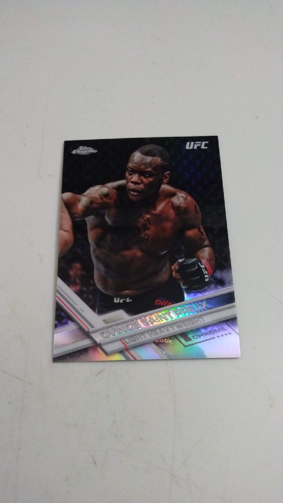 UFC Topps Chrome Ovince Saint Preux CHROME REFRACTOR OUT OF PRINT SSP