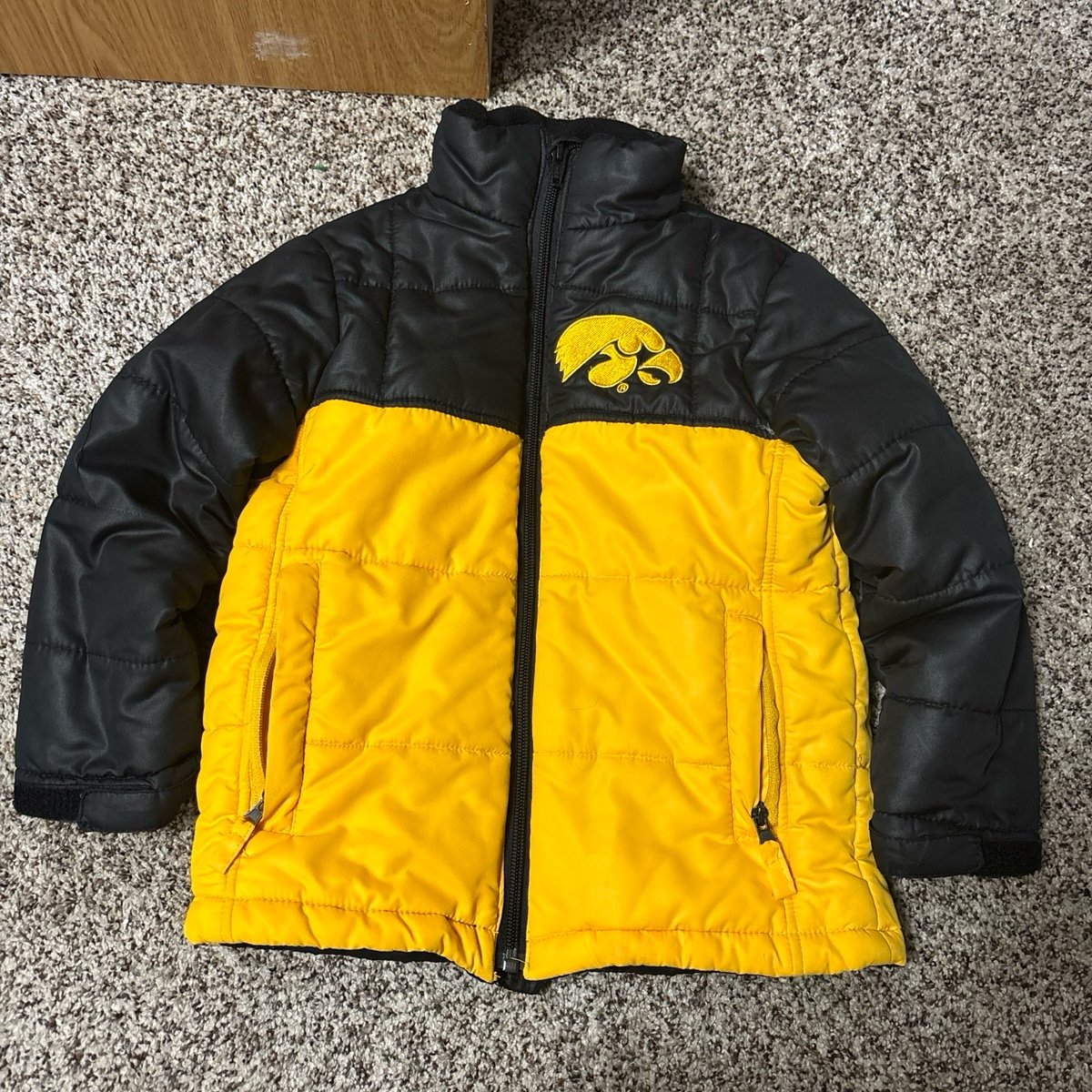 Iowa Hawkeye Toddler Winter Puffer Coat