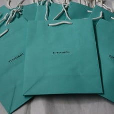 10 Tiffany & Co Blue Paper Gift Bags Tote Bag Lot