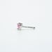 Solid 14kt Gold nose piercing white gold 20g NEW