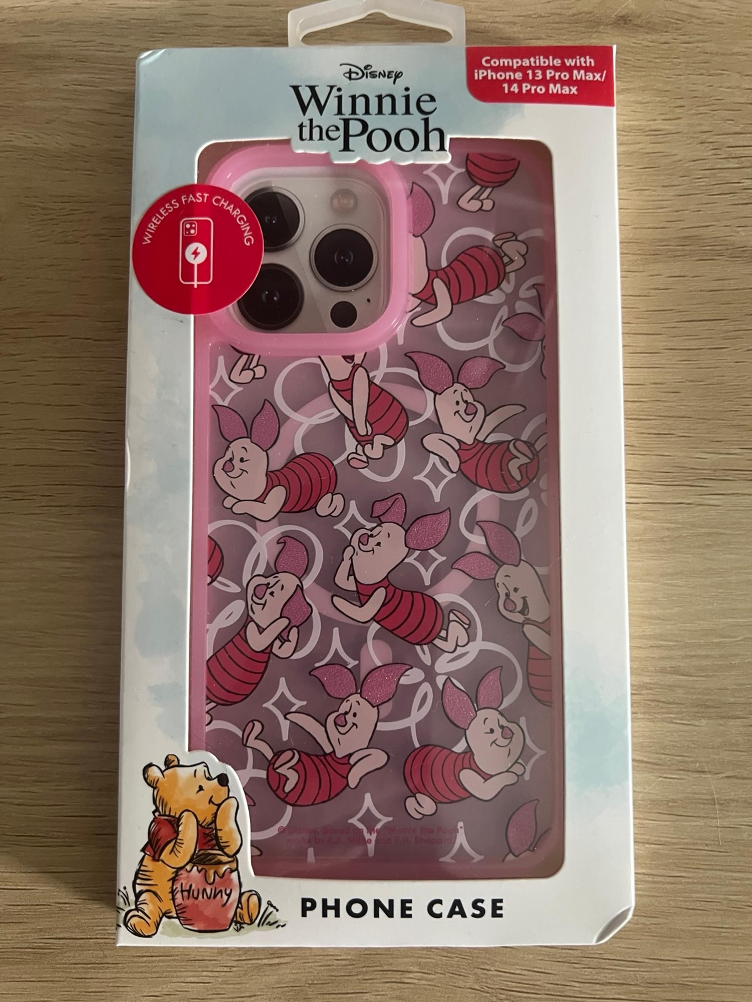 Winnie the Pooh PIGLET Phone Case iPhone 13/14 Pro Max Disney NEW