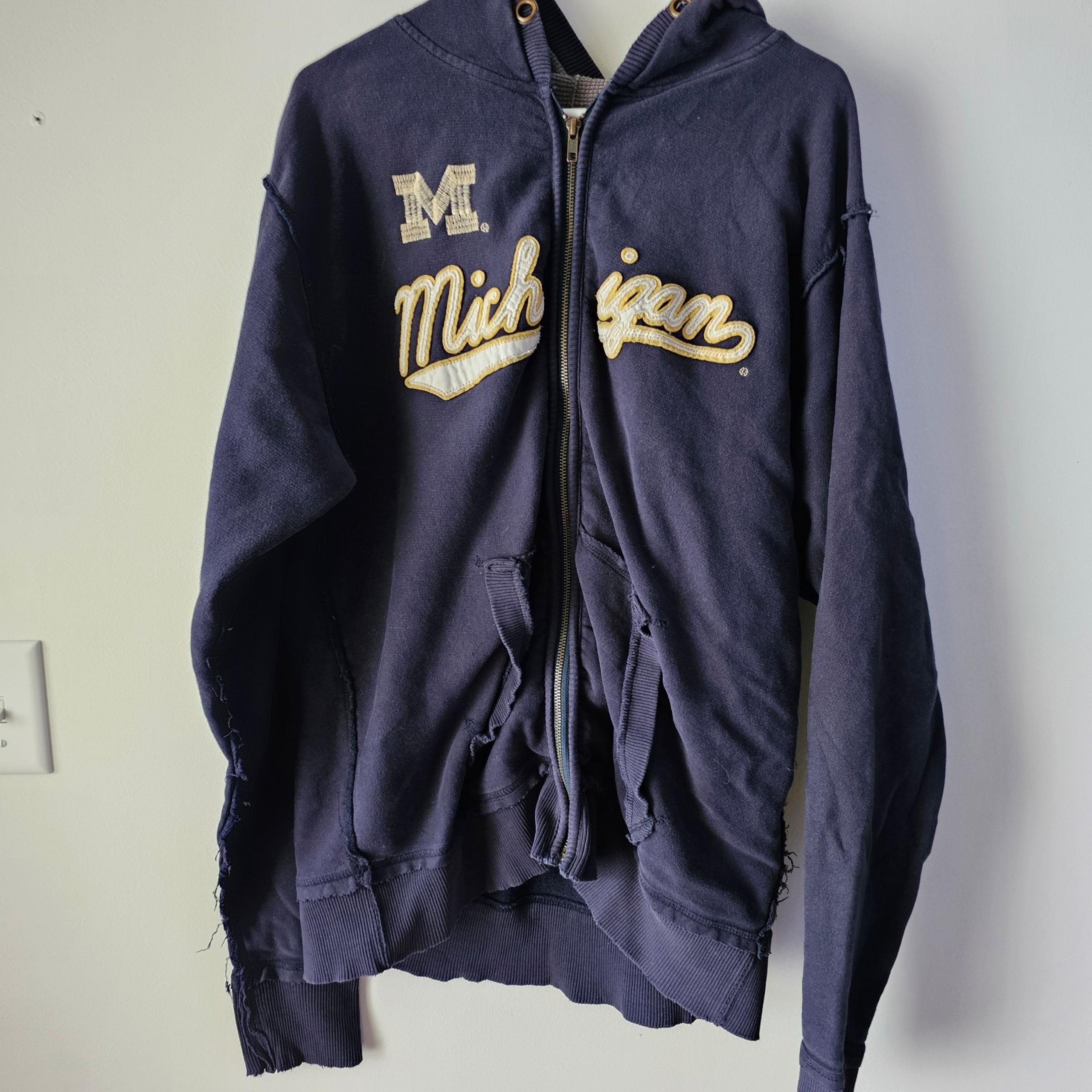 Men's XL University of Michigan Full Zip Hoodie