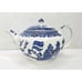 Vintage Blue Willow Johnson Brothers Teapot England 9.5 X 6 Asian Scene