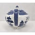 Vintage Blue Willow Johnson Brothers Teapot England 9.5 X 6 Asian Scene