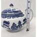 Vintage Blue Willow Johnson Brothers Teapot England 9.5 X 6 Asian Scene