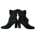 CHELSEA & ZOE Black Mid High Heeled Boots Size 8