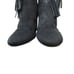 CHELSEA & ZOE Black Mid High Heeled Boots Size 8
