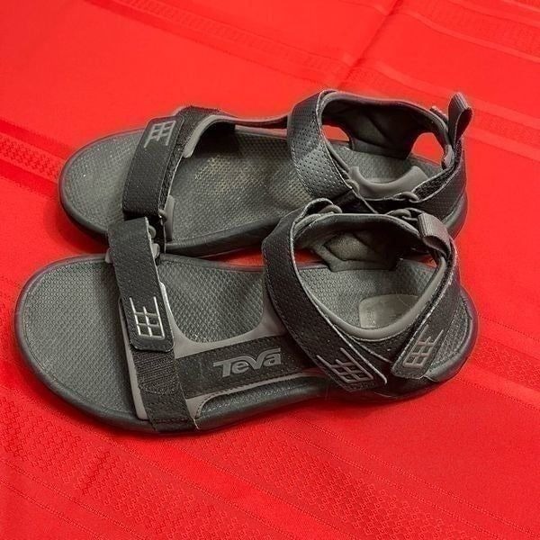 Teva Minam Black Grey Men’s Sandals Size 8