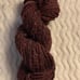 Burgundy Handspun Wool Yarn