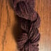 Burgundy Handspun Wool Yarn