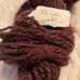 Burgundy Handspun Wool Yarn