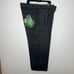 Vintage Karl Kani Gold Black Baggy Denim Jeans Hip Hop Y2K Sz 46x32