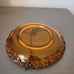 Vintage Amber Glass Bird Feeder