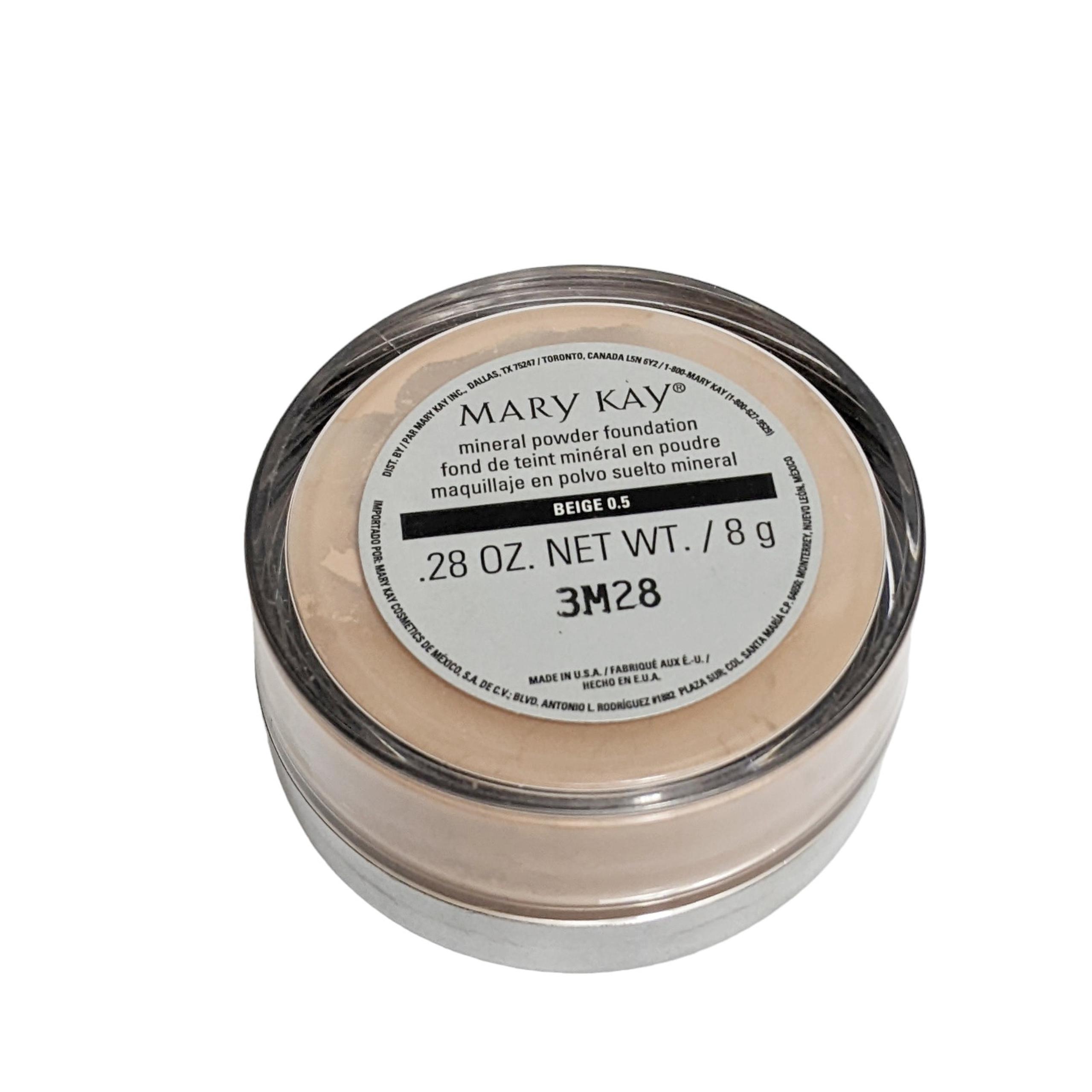 Mary Kay used Mineral Powder Foundation Beige .5 makeup face skincare beauty
