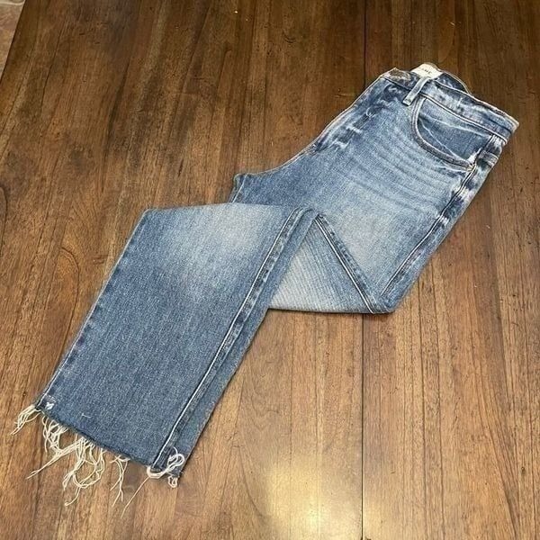 FRAME Le Sylvie Crop Raw Edge Jeans