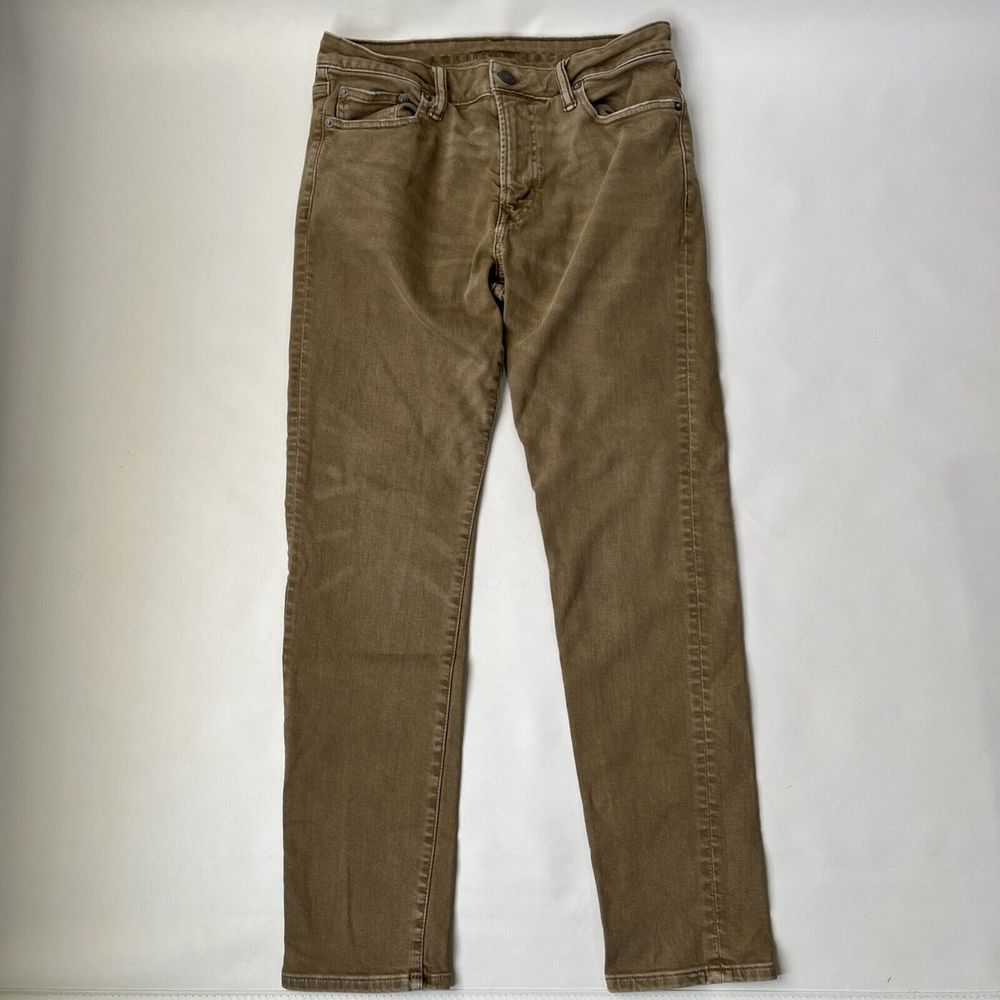 American Eagle Men's Size 30x30 Skinny Next Level Flex Jeans Brown Khaki