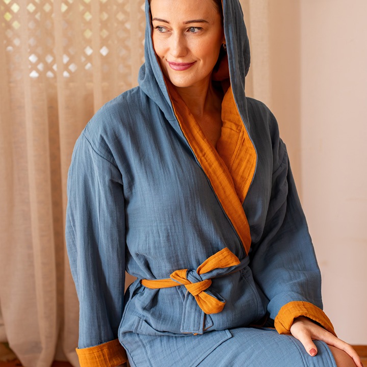 Elegant Muslin Perfect Dressing Gown