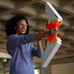 NEW NERF Nerf Minecraft Sabrewing Motorized Blaster Bow Dart Gun Unleash 8 dart