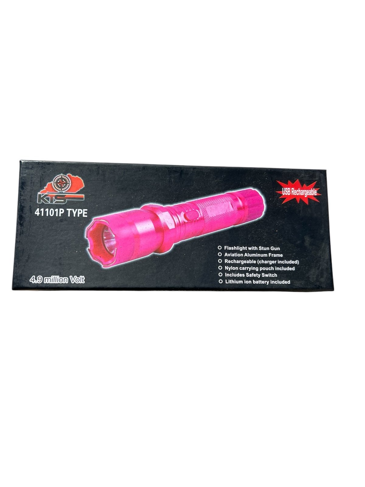 Hot Pink Flashlight that will “shock” you! Please see photos for voltage