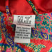 Vintage Morgan Taylor Size S Red Printed Satin Loungewear Robe