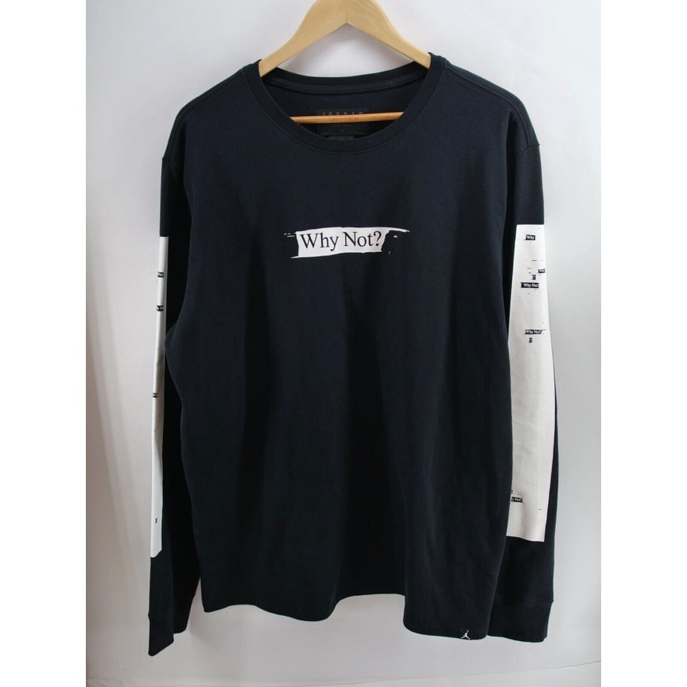Jordan Why Not Sweatshirt Black Men's XL AA3288-010